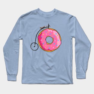 Penny Farthing Donut Long Sleeve T-Shirt